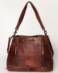 American Darling Bucket Hair on Genuine Leather Western Women Bag Handbag Purse | Travel Bags College Casual