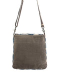 OHLAY MESSENGER Upcycled Wool Upcycled Canvas Genuine Leather women bag western handbag purse