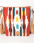 American Darling Signature Crossbody Hand Tooled Saddle Blanket Genuine Leather Women Bag Western Handbag Purse