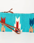 American Darling Wristlet Saddle Blanket Fabric Genuine Leather Western Women Bag | Handbag Purse | Women Wristlet | Wristlet Wristlet | Travel Wristlet | Leather Wristlet | Clutch Wristlet