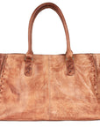 Never Mind Nmbgm125A Tote Vintage Handmade Genuine Cowhide Leather Women Bag Western Handbag Purse