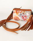 American Darling Women's Small Crossbody Bag Western Hair-On Genuine Leather Handbag