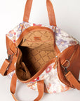 American Darling Women's Duffel Bag Western Hair On Genuine Leather Handbag and Ladies Purse