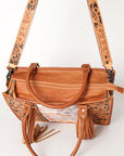 American Darling Briefcase Hand Tooled Saddle Blanket Genuine Leather women bag western handbag purse