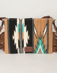 American Darling Cross Body Hand Tooled Saddle Blanket Genuine Leather women bag western handbag purse