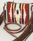 American Darling Saddle Blanket Genuine Leather Women Bag Western Handbag Purse