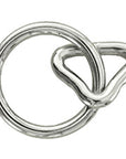 Hilason 1Inch Loop 1 1/4 Inch Ring Nickel Plt. – Hilason