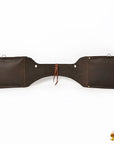 Hilason Floral Western Horse Leather Saddle Bag Heavyduty Traditional Trail Ride