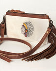 American Darling Small Crossbody Hair On Genuine Leather Women Bag Western Handbag Purse