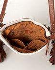 American Darling ADBGS192AG Messenger Hair-On Genuine Leather Women Bag Western Handbag Purse