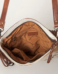 American Darling ADBGS192AJ Messenger Hair-On Genuine Leather Women Bag Western Handbag Purse