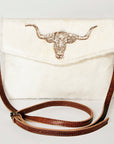 American Darling ADBGS178R Envelope Hair-On Genuine Leather Women Bag Western Handbag Purse