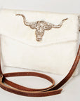 American Darling ADBGS178R Envelope Hair-On Genuine Leather Women Bag Western Handbag Purse