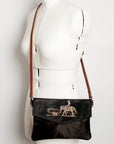 American Darling ADBGS178AA Envelope Hair-On Genuine Leather Women Bag Western Handbag Purse