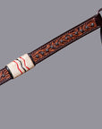 BAR H EQUINE Western Horse Genuine Leather Tack Set Dark Brown