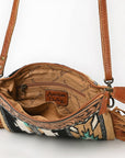 American Darling Saddle Blanket Genuine Leather Women Bag Western Handbag Purse