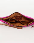 American Darling Wristlet Hair on Genuine Leather Western Women Bag | Handbag Purse | Women Wristlet | Wristlet Wristlet | Travel Wristlet | Leather Wristlet | Clutch Wristlet