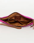 American Darling Wristlet Hair on Genuine Leather Western Women Bag | Handbag Purse | Women Wristlet | Wristlet Wristlet | Travel Wristlet | Leather Wristlet | Clutch Wristlet