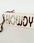 American Darling Wristlet Genuine Leather Women Bag W. Handbag Purse –
