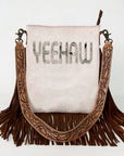 ADBGS192AX American Darling Hand Tooled Hair On Genuine Leather Women Bag Western Handbag Purse