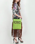 American Darling Messenger Hand Tooled Hair On Genuine Leather Western Women Bag Handbag Purse | Cute