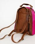 American Darling Backpack Hair on Genuine Leather Western Women Bag | for Laptop School Purse Travel