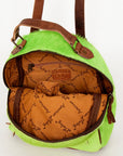 American Darling Hair On Genuine Leather Women Bag Western Handbag Purse