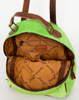 American Darling Hair On Genuine Leather Women Bag Western Handbag Purse