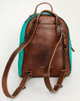 American Darling Hand Tooled Hair On Genuine Leather Women Bag Western Handbag Purse