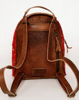 American Darling Hand Tooled Hair On Genuine Leather Women Bag Western Handbag Purse
