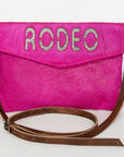 American Darling ADBGS178AC Envelope Hair-On Genuine Leather Women Bag Western Handbag Purse