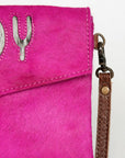 American Darling ADBGS178AE Envelope Hair-On Genuine Leather Women Bag Western Handbag Purse