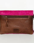 American Darling ADBGS178AF Envelope Hair-On Genuine Leather Women Bag Western Handbag Purse