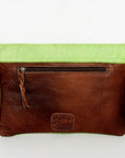 American Darling ADBGS178AL Envelope Hair-On Genuine Leather Women Bag Western Handbag Purse