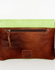 American Darling ADBGS178AN Envelope Hair-On Genuine Leather Women Bag Western Handbag Purse