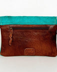 American Darling ADBGS178AR Envelope Hair-On Genuine Leather Women Bag Western Handbag Purse