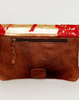 American Darling ADBGS178AS Envelope Hair-On Genuine Leather Women Bag Western Handbag Purse