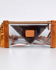 American Darling Clear Bag Hand Tooled Genuine Leather Women Bag Western Handbag Purse