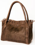 Never Mind Nmbgm110G Tote Vintage Handmade Genuine Cowhide Leather Women Bag Western Handbag Purse