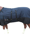 Hilason 600D Winter Waterproof Horse Turnout Blanket Belly Wrap Navy
