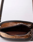 OHLAY KBG107 Canteen Hand Tooled Genuine Leather women bag western handbag purse