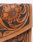 OHLAY WALLET Hand Tooled Genuine Leather women bag western handbag purse
