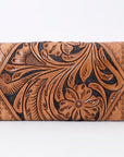 OHLAY WALLET Hand Tooled Genuine Leather women bag western handbag purse