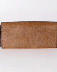 OHLAY WALLET Hand Tooled Hair-on Genuine Leather women bag western handbag purse