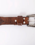 American Darling ADBL114-L Genuine American Leather Belt Men and Women