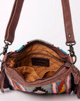 American Darling Signature Crossbody Hand Tooled Saddle Blanket Genuine Leather Women Bag Western Handbag Purse