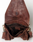 American Darling ADBGM126A Messenger Genuine Leather Women Bag Western Handbag Purse