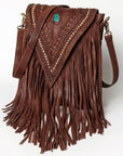 American Darling ADBGM126A Messenger Genuine Leather Women Bag Western Handbag Purse