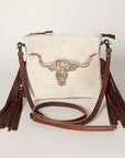 American Darling Small Crossbody Saddle Blanket Genuine Leather women bag western handbag purse