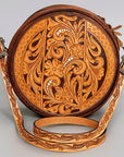 American Darling Hand Tooled Genuine Leather Women Bag Western Handbag Purse